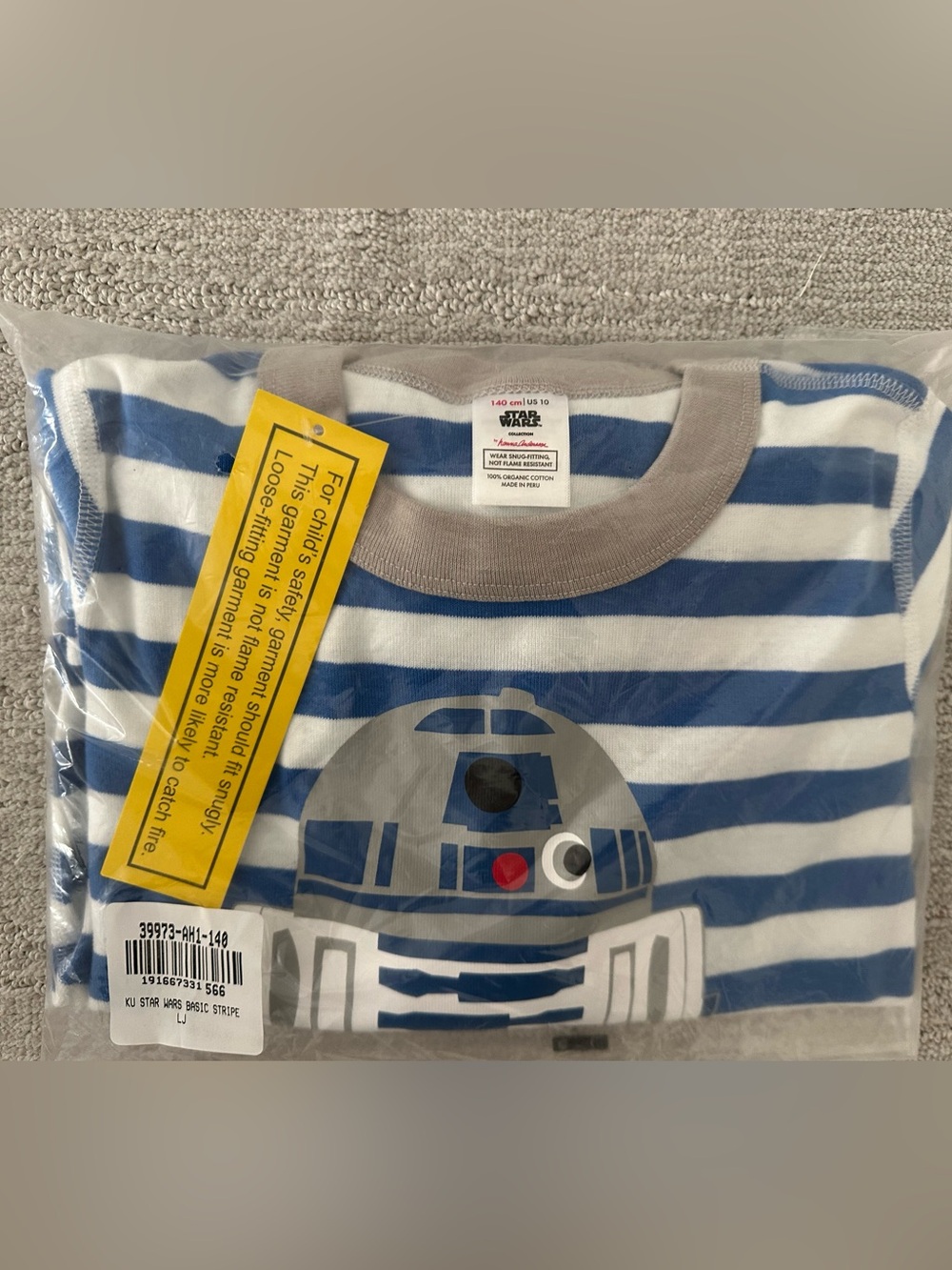 STAR WARS. Hanna Andersson Long Johns, size 10 NEW
